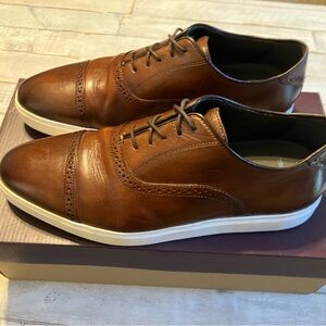 Johnston & Murphy  True Foam Brown Leather Men's Shoes